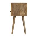 Petite 1 Drawer Oak-ish Bedside Table by Lavishway | Bedside Tables-57923