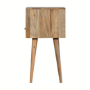 Petite Oak Finish 1 Drawer Bedside Table by Lavishway | Bedside Tables-57894