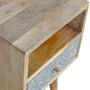 Petite Oak Finish 1 Drawer Bedside Table by Lavishway | Bedside Tables-57898