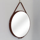Piers Hanging Round Wall Mirror by Lavishway | Wall Mirrors-23072
