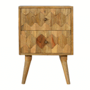 Alsvin Pineapple Carved Bedside Table by Lavishway | Bedside Tables-57876