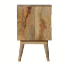 Alsvin Pineapple Carved Bedside Table by Lavishway | Bedside Tables-57878