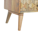 Alsvin Modern 2 Open Slots Wooden Media Unit by Lavishway | TV Units Cabinets-57800