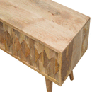 Alsvin 2 Sliding Doors Carved Media Unit by Lavishway | TV Units Cabinets-57787