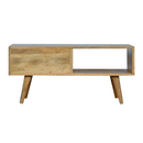 Alsvin 2 Sliding Doors Carved Media Unit by Lavishway | TV Units Cabinets-57783