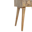 Alsvin Pineapple Carved Bedside Table by Lavishway | Bedside Tables-57769