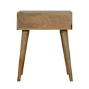 Alsvin Pineapple Carved Bedside Table by Lavishway | Bedside Tables-57766