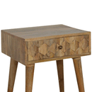 Alsvin Pineapple Carved Bedside Table by Lavishway | Bedside Tables-57770