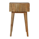 Alsvin Pineapple Carved Bedside Table by Lavishway | Bedside Tables-57767