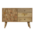 Alsvin Solid Wood Oak Finish Sideboard by Lavishway | Sideboards-57758