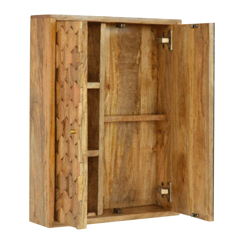 Alsvin Sliding Wall Mirror Cabinet by Lavishway | Cupboards & Cabinets-57734