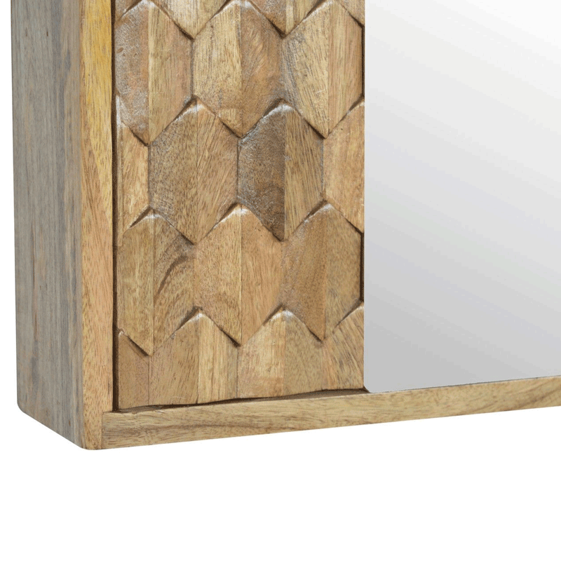 Alsvin Sliding Wall Mirror Cabinet by Lavishway | Cupboards & Cabinets-57739