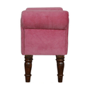 Paola Pink Velvet Contemporary Bench by Lavishway | Benches & Storage Benches-57683