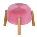 Paola Upholstered Velvet Cone Footstool by Lavishway | Footstool-57660