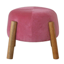 Paola Upholstered Velvet Cone Footstool by Lavishway | Footstool-57663