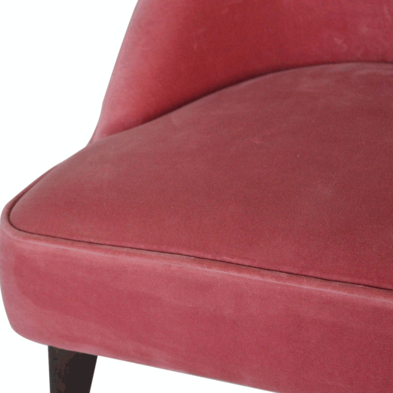 Paola Velvet Fabric Deep Button Chair by Lavishway | Accent Chairs-57649