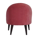 Paola Velvet Fabric Deep Button Chair by Lavishway | Accent Chairs-57647