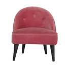 Paola Velvet Fabric Deep Button Chair by Lavishway | Accent Chairs-57645
