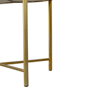 Paola Golden Base Deep Button Footstool by Lavishway | Footstool-57633