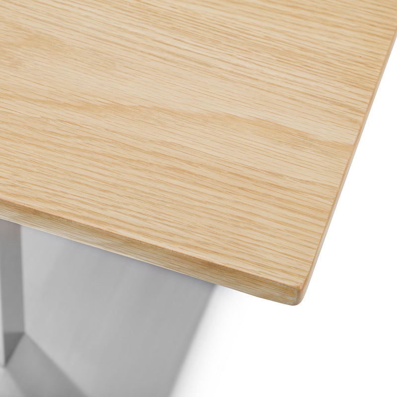 Pisa Wooden Square Dining Table With Pedestal by Lavishway | Dining Tables-61247