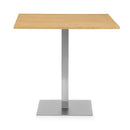 Pisa Wooden Square Dining Table With Pedestal by Lavishway | Dining Tables-61245