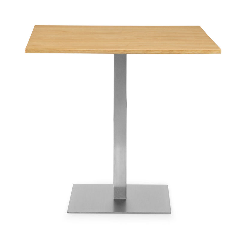 Pisa Wooden Square Dining Table With Pedestal by Lavishway | Dining Tables-61245