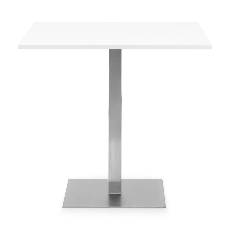 Pisa Wooden Square Dining Table With Pedestal by Lavishway | Dining Tables-61244