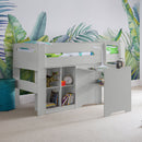 Pluto Dove Grey Finish Wooden Desk by Lavishway | Reclaimed Wood Desks-61232