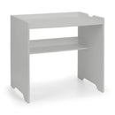 Pluto Dove Grey Finish Wooden Desk by Lavishway | Reclaimed Wood Desks-61234