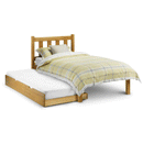 Poppy Solid Antique Pine Bed Frame by Lavishway | Wooden Beds-61238