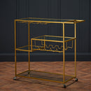 Porter Glass Top Drinks Trolley by Lavishway | Wine Racks-28414