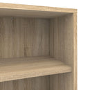 Prima Oak 2 Doors Cabinet With 5 Shelves by Lavishway | Filing Cabinets-28956