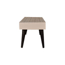 Prima Solid Wood Geometric Pattern Seat Bench by Lavishway | Benches & Storage Benches-57905