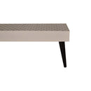Prima Solid Wood Geometric Pattern Seat Bench by Lavishway | Benches & Storage Benches-57903