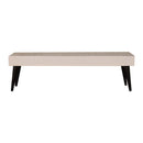 Prima Solid Wood Geometric Pattern Seat Bench by Lavishway | Benches & Storage Benches-57900