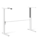 Prima White Desk With White Steel Legs by Lavishway | -28743