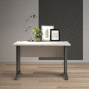 Prima White Desk With Steel Legs by Lavishway | -28911