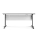 Prima White Desk With Steel Legs by Lavishway | -28922
