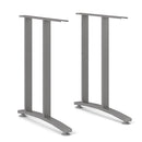 Prima White Desk With Steel Legs by Lavishway | -28920