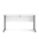 Prima White Desk With Steel Legs by Lavishway | -28923