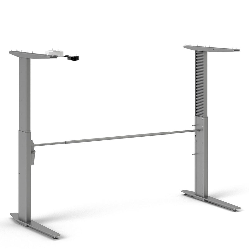 Prima White Desk With Steel Legs by Lavishway | -28926