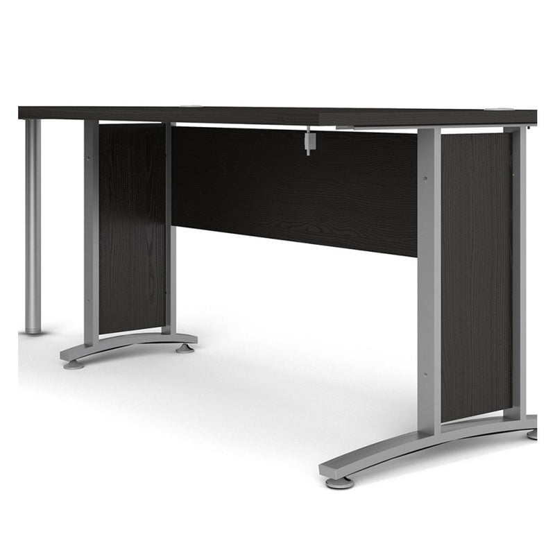 Prima Woodgrain Silver & Grey Legs Desk by Lavishway | -28840