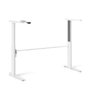 Prima White Desk With Steel Adjustable Legs by Lavishway | -28755