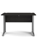 Prima Woodgrain Silver & Grey Legs Desk by Lavishway | -28838