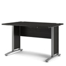 Prima Woodgrain Silver & Grey Legs Desk by Lavishway | -28841