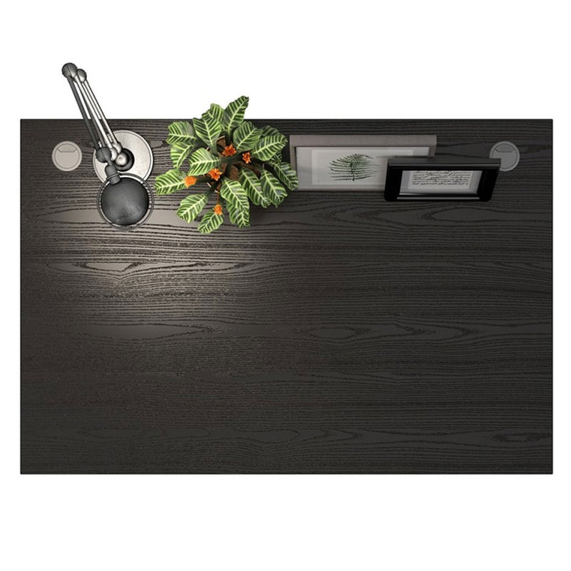 Prima Woodgrain Silver & Grey Legs Desk by Lavishway | -28846