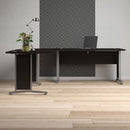 Prima Woodgrain Silver & Grey Legs Desk by Lavishway | -28836