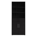 Prima Woodgrain 2 Doors & 5 Shelves Cabinet by Lavishway | Book Shelves and Cabinets-28977