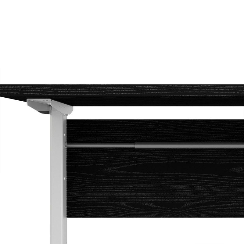 Prima Woodgrain Desk With Steel Legs by Lavishway | -28712