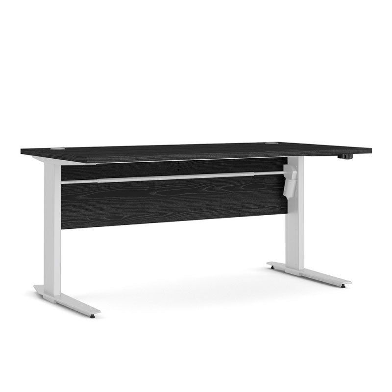 Prima Woodgrain Desk With Steel Legs by Lavishway | -28708